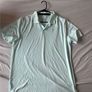 Nike Blue Polo Shirt Premium Cotton Blend